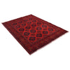 Khal Mohammadi Rug Handmade Red 4x7 ft