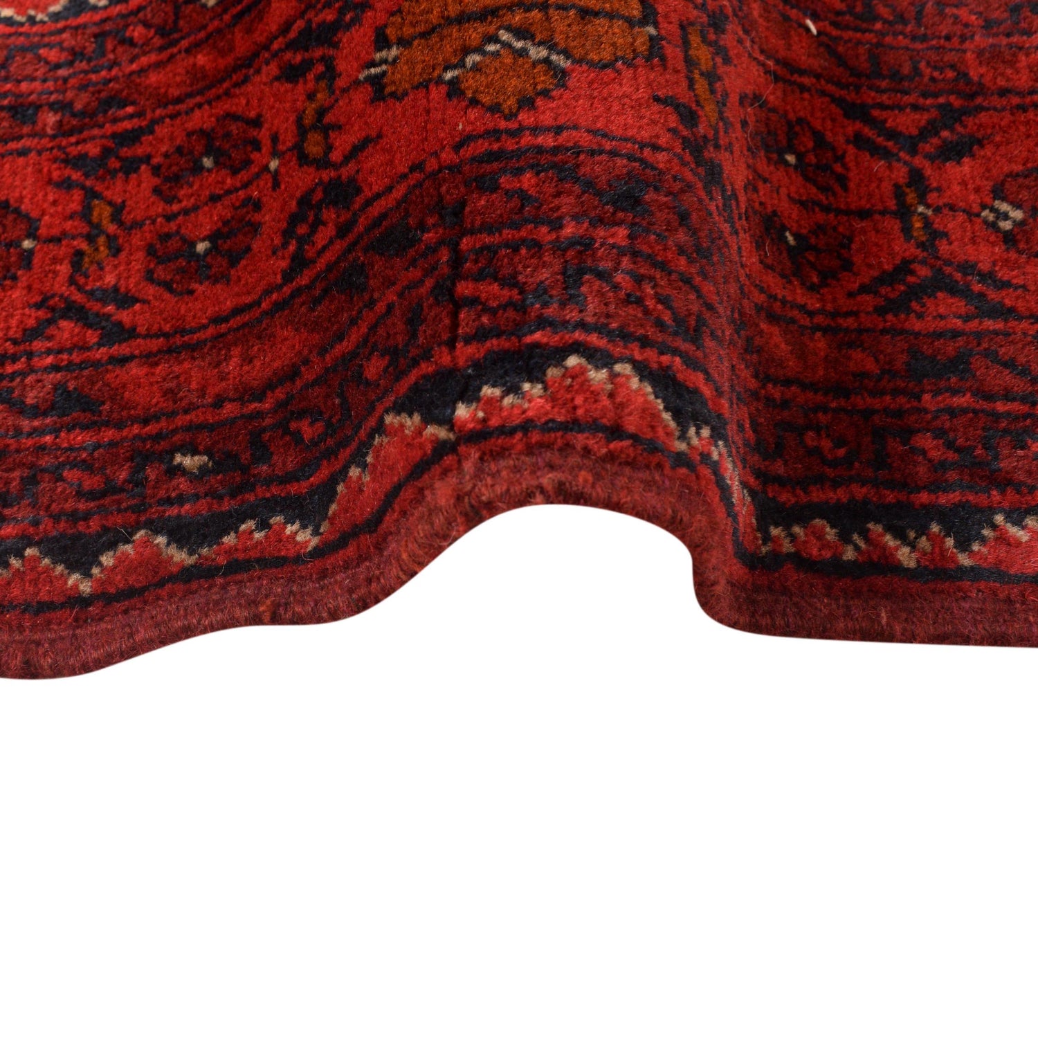 Khal Mohammadi Rug Handmade Red 4x7 ft
