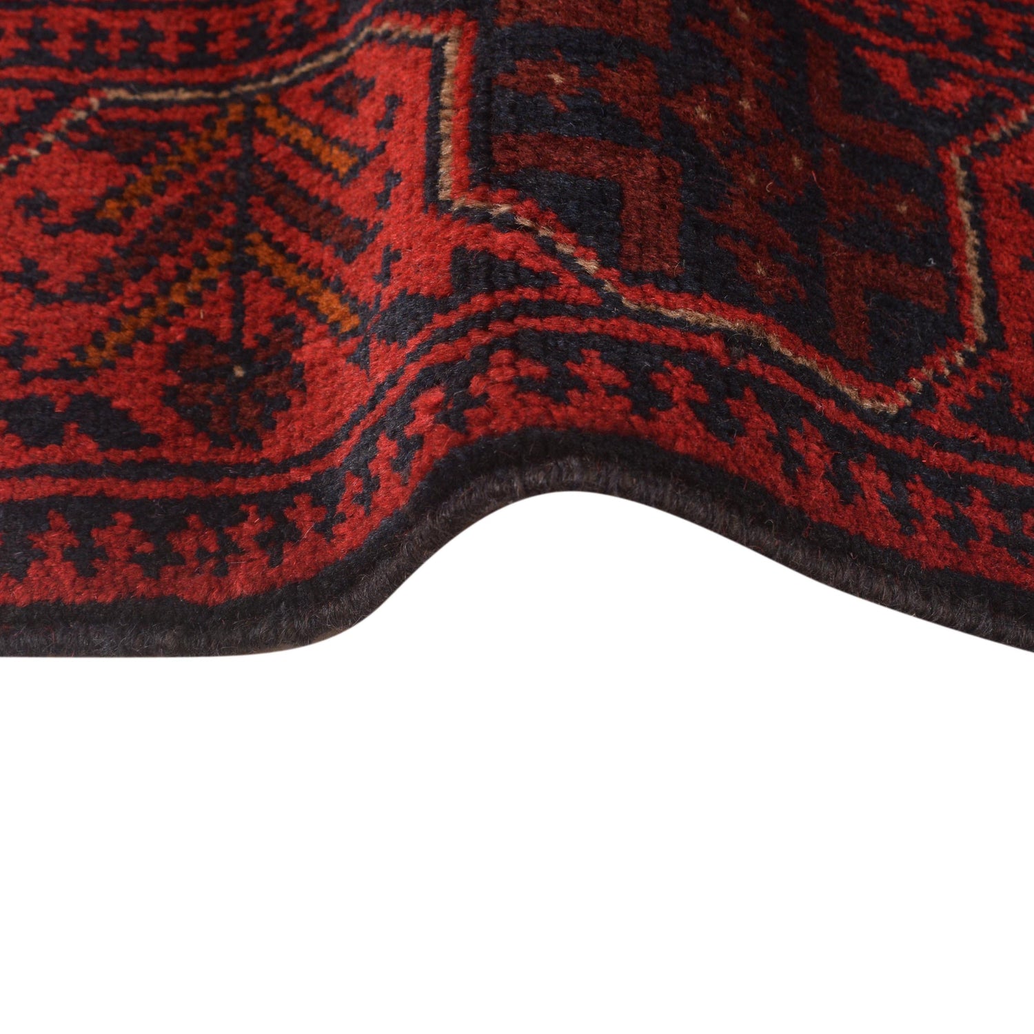 Khal Mohammadi Rug Handmade Red 3x5 ft