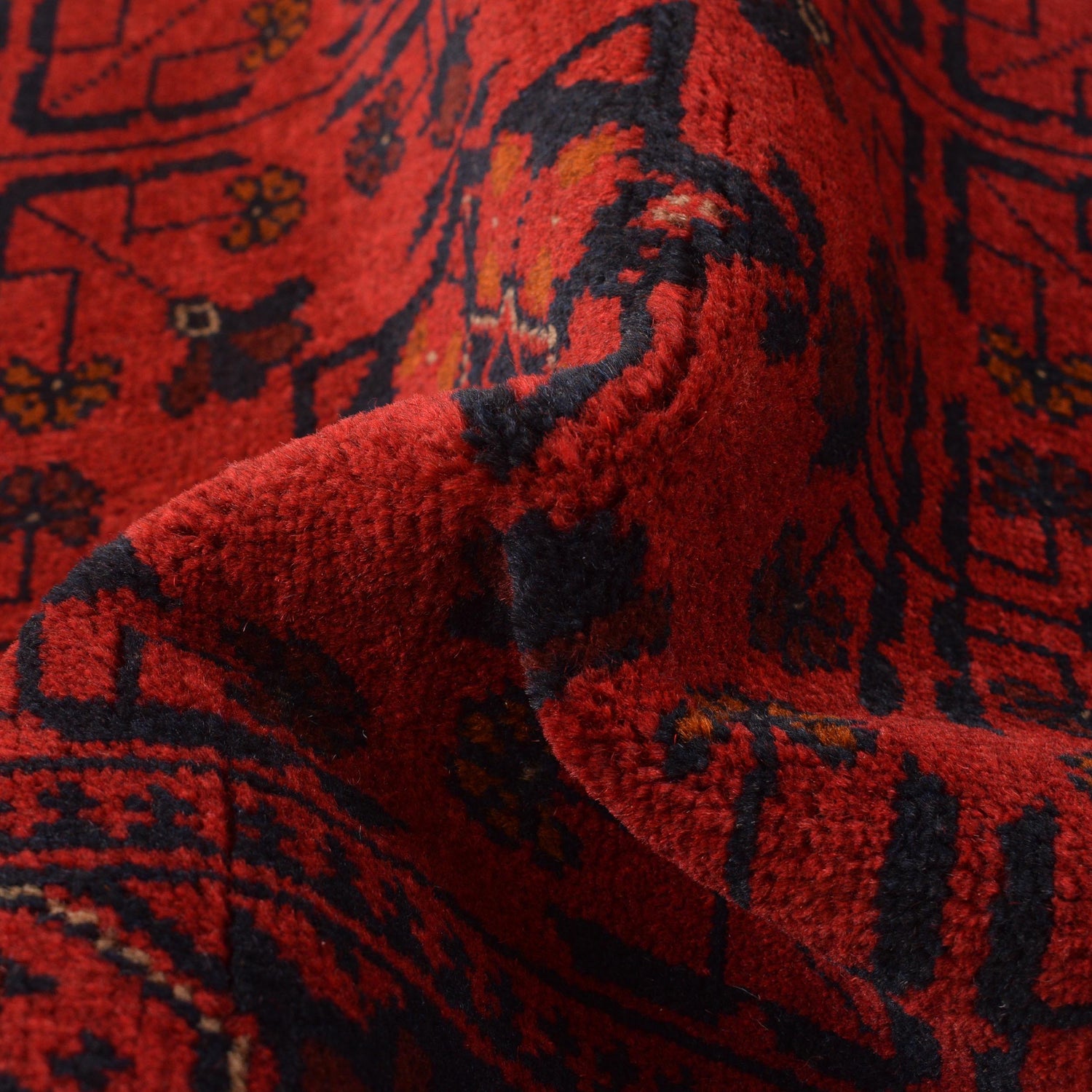 Khal Mohammadi Rug Handmade Red 3x5 ft