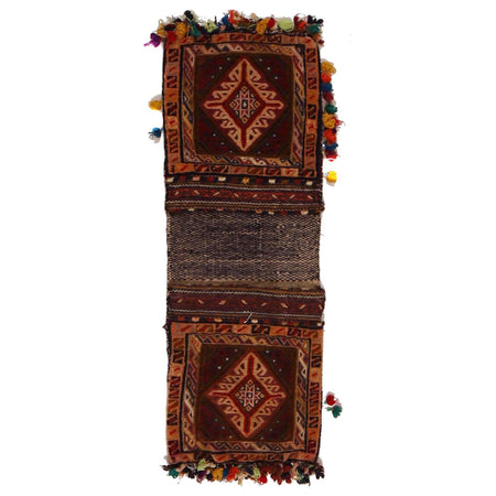 Saddle Bag Handmade Multi Floral 2x4 ft