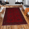 Khal Mohammadi Rug Handmade Red 4x7 ft