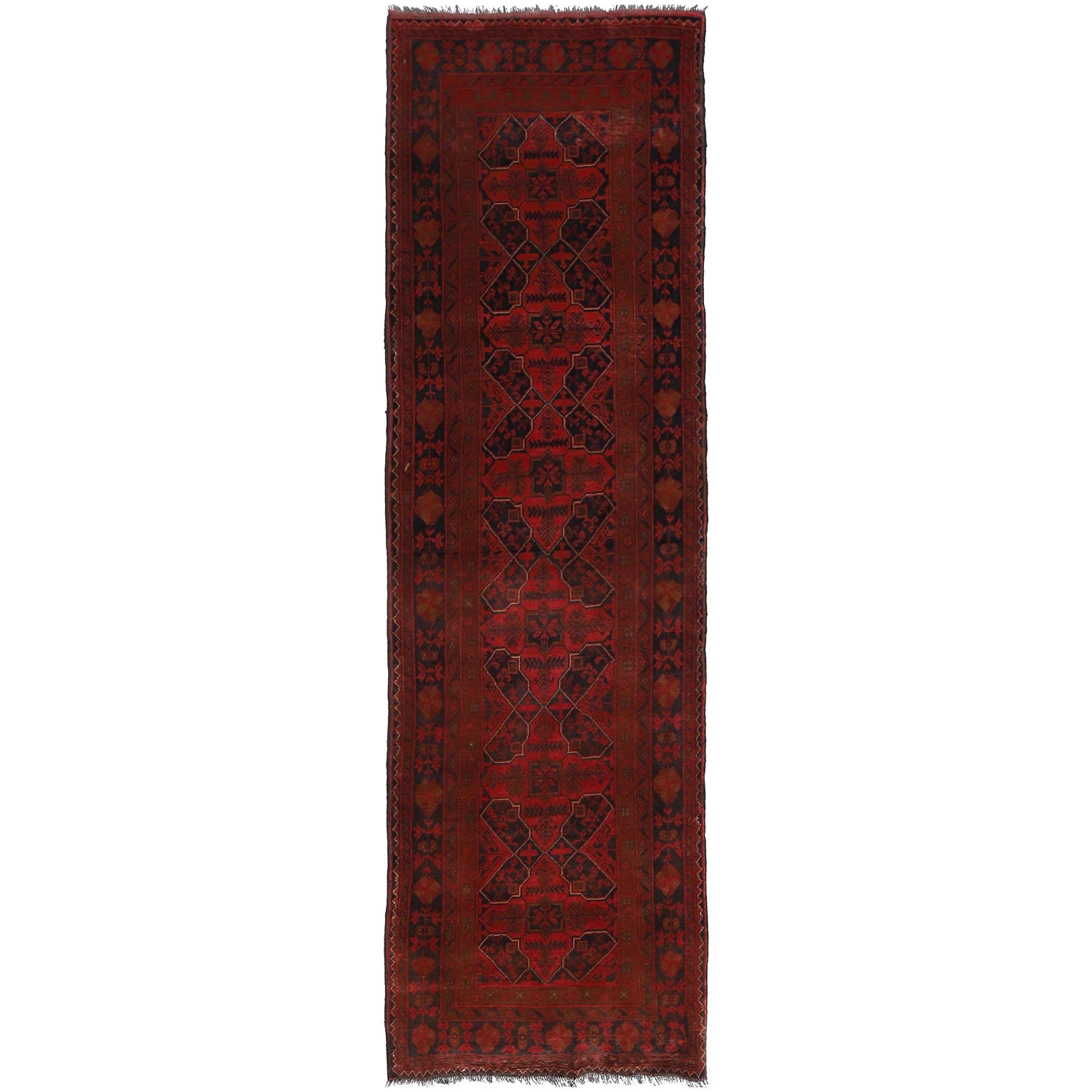 Khal Mohammadi Rug Handmade Red 10' Runner
