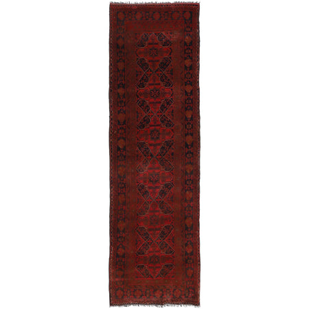 Khal Mohammadi Rug Handmade Red 10' Runner