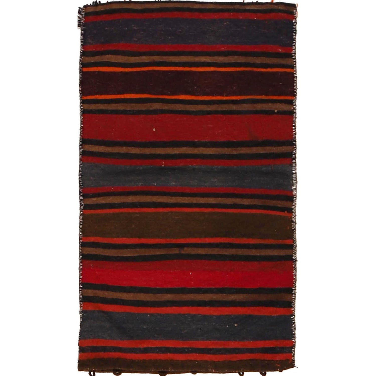 Balisht Area Rug Handmade Red Geometric 2x3 ft