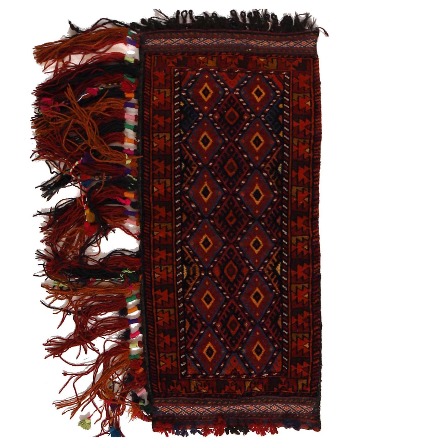 Balisht Area Rug Handmade Multi Geometric 2x3 ft