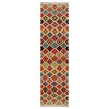 Handmade Multi Kilim Geometric 10' Runner