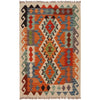 Handmade Multi Kilim Geometric 2x4 ft