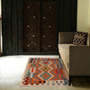 Handmade Multi Kilim Geometric 2x4 ft