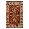 Handmade Multi Kilim Geometric 2x4 ft