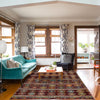 Handmade Multi Kilim Geometric 9x12 ft