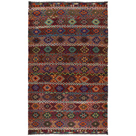 Handmade Multi Kilim Geometric 10x16 ft