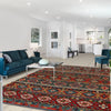 Handmade Multi Kilim Geometric 9x12 ft