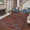 Handmade Multi Kilim Geometric 9x12 ft