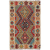 Handmade Multi Kilim Geometric 2x4 ft