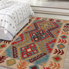 Handmade Multi Kilim Geometric 2x4 ft