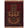 Baluchi Rug Handmade Multi Prayer Design 2x4 ft