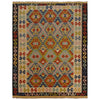 Handmade Multi Kilim Geometric 4x7 ft