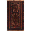 Baluchi Rug Handmade Multi Geometric 3x5 ft