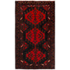 Baluchi Rug Handmade Red Geometric 4x6 ft