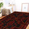 Baluchi Rug Handmade Red Geometric 2x4 ft