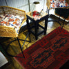 Baluchi Rug Handmade Red Geometric 3x5 ft