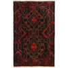 Baluchi Rug Handmade Multi Geometric 3x5 ft
