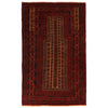 Baluchi Rug Handmade Red Prayer Design 3x5 ft