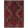 Baluchi Rug Handmade Brown Geometric 2x4 ft