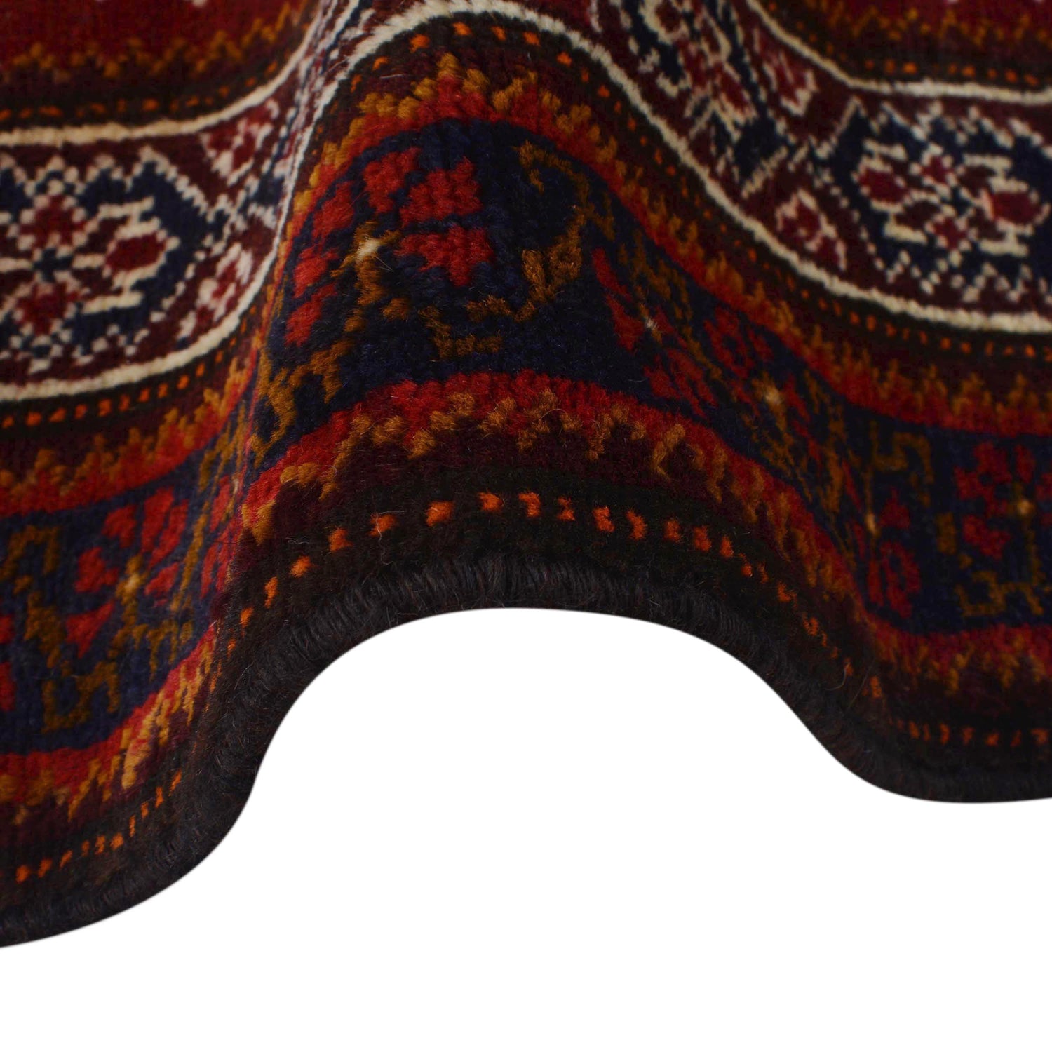 Baluchi Rug Handmade Red Prayer Design 3x5 ft