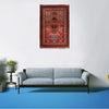 Baluchi Rug Handmade Red Prayer Design 3x5 ft