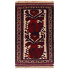 Baluchi Rug Handmade Multi Geometric 2x4 ft