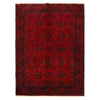 Khal Mohammadi Rug Handmade Red 4x7 ft