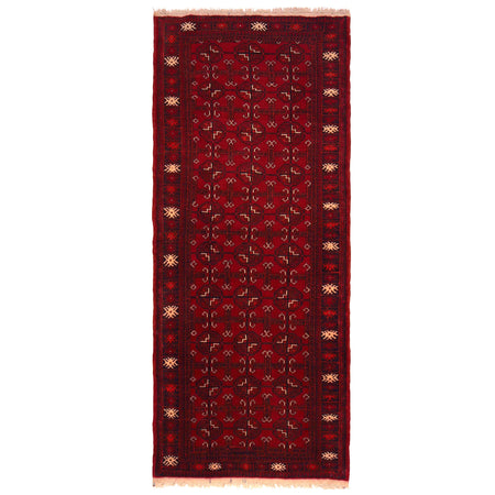 Bokhara Rug Handmade Red Medallion 6' Runner