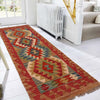 Handmade Multi Kilim Geometric 5' Runner