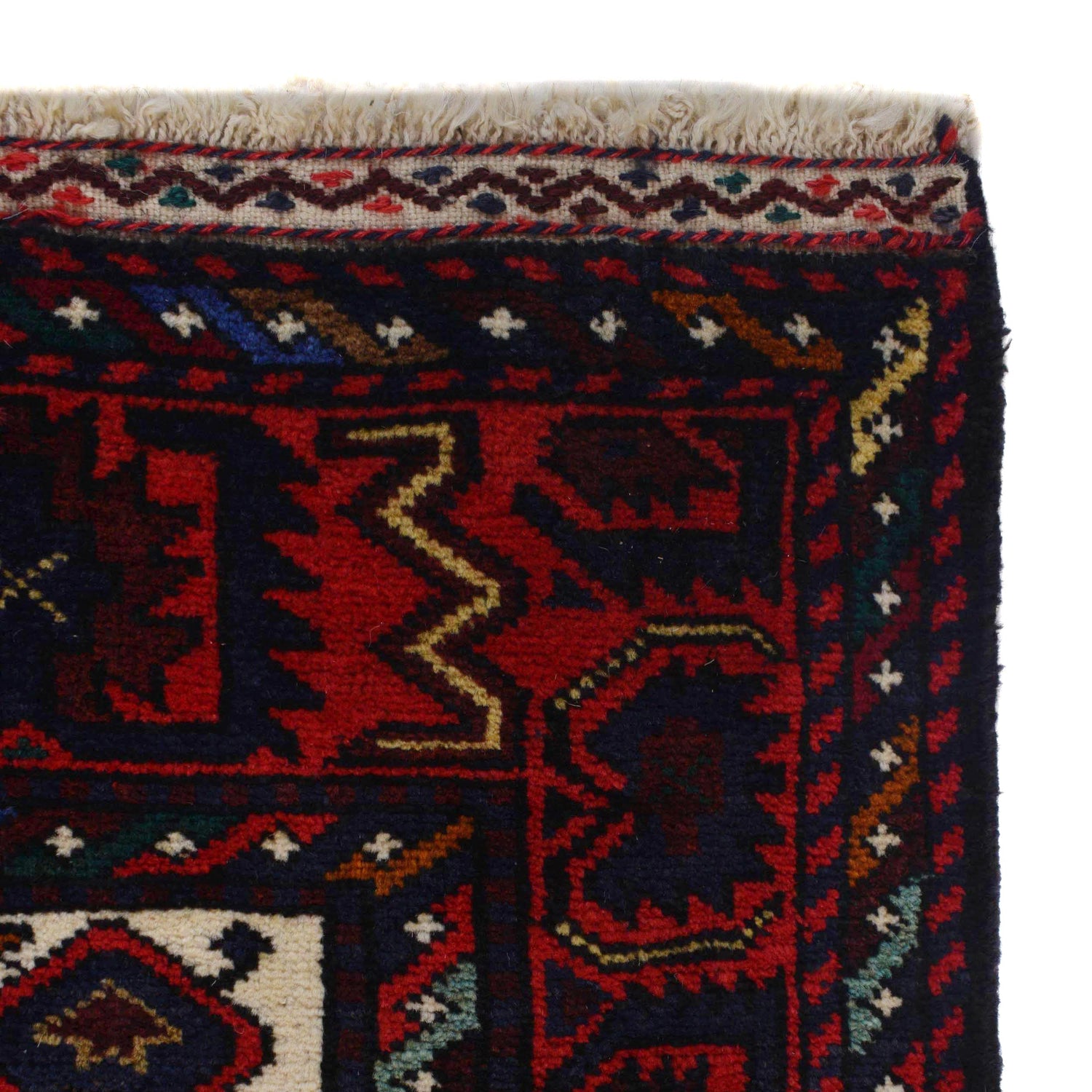 Baluchi Rug Handmade Multi Prayer Design 3x5 ft
