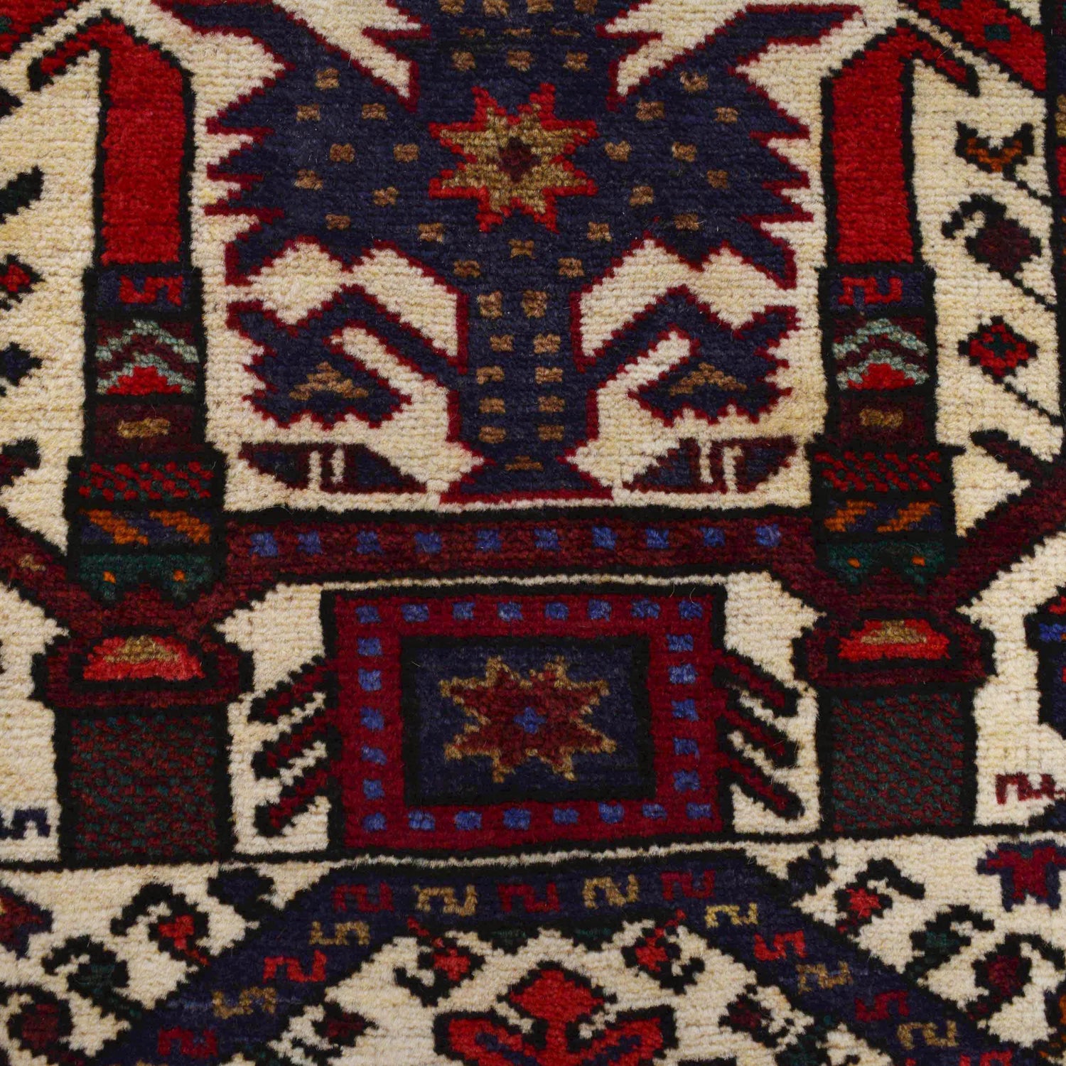 Baluchi Rug Handmade Multi Prayer Design 3x5 ft