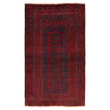 Baluchi Rug Handmade Red Prayer Design 3x5 ft