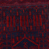 Baluchi Rug Handmade Red Prayer Design 3x5 ft