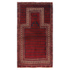 Baluchi Rug Handmade Red Prayer Design 3x5 ft