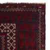 Baluchi Rug Handmade Red Prayer Design 3x5 ft