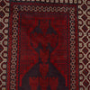 Baluchi Rug Handmade Red Prayer Design 3x5 ft