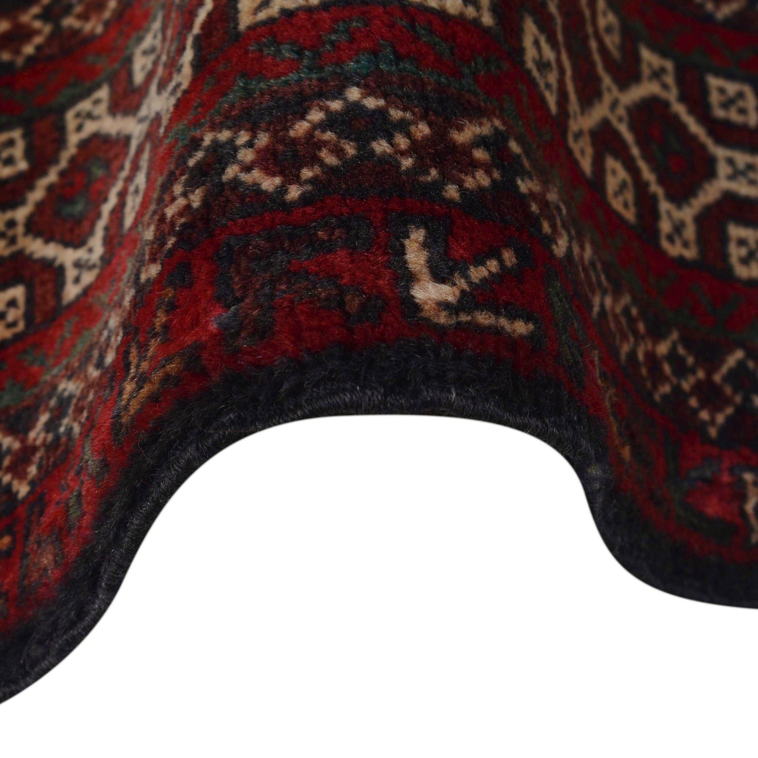 Baluchi Rug Handmade Red Prayer Design 3x5 ft