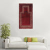 Baluchi Rug Handmade Red Prayer Design 3x5 ft