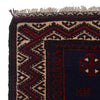 Baluchi Rug Handmade Red Geometric 3x5 ft