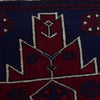 Baluchi Rug Handmade Red Geometric 3x5 ft