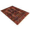 Baluchi Rug Handmade Multi Prayer Design 2x4 ft