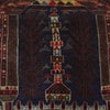 Baluchi Rug Handmade Multi Prayer Design 2x4 ft