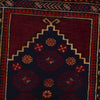 Baluchi Rug Handmade Red Prayer Design 2x4 ft