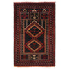 Baluchi Rug Handmade Multi Prayer Design 3x5 ft